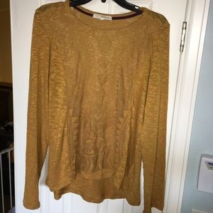 XL Gold/dark mustard sweater by Rewind